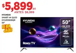 HEB Hyundai smart 4k qled 50" oferta