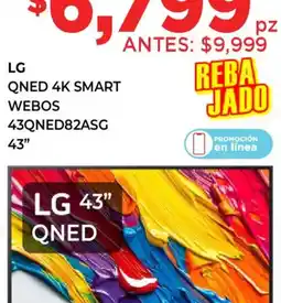 HEB LG smart tv 43" oferta