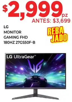 HEB Lg monitor gaming fhd oferta