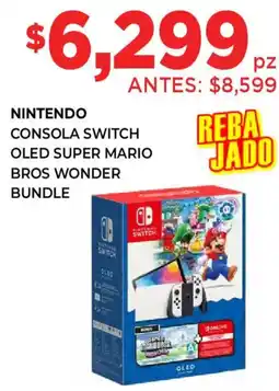 HEB Nintendo consola switch oled super mario bros wonder bundle oferta
