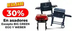 HEB En asadores excepto big green egg y weber oferta