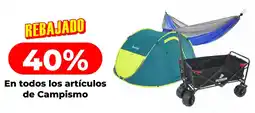 HEB En todos los artículos de campismo oferta