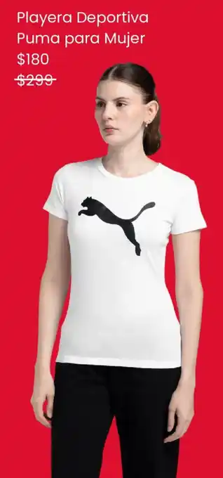 Playera deportiva puma para mujer