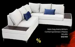 Coppel Sala esquinera miriam contemporánea oferta