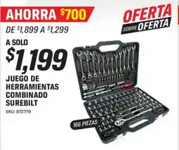 AutoZone Juego de herramientas combinado surebilt oferta