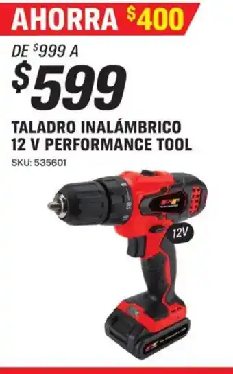 Taladro inalámbrico