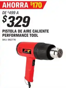 AutoZone Pistola de aire caliente performance tool oferta