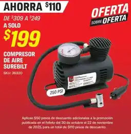 AutoZone Compresor de aire surebilt oferta