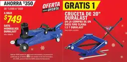 AutoZone Gato hidráulico duralast oferta