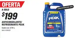 AutoZone Peak anticongelante/ refrigerante oferta