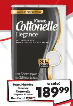S-Mart Kleenex papel higiénico cottonelle elegance oferta