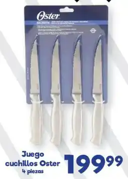 S-Mart Oster juego cuchillos oferta