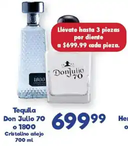 S-Mart Don julio 70 tequila o 1800 añejo oferta