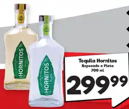 S-Mart Hornitos tequila reposado o plata oferta