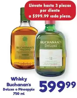 S-Mart Whisky buchanan's deluxe o pineapple oferta