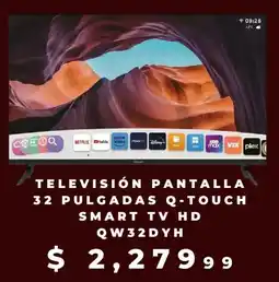 Waldos Televisión pantalla q-touch smart tv hd oferta