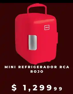 Waldos RCA mini refrigerador rojo oferta