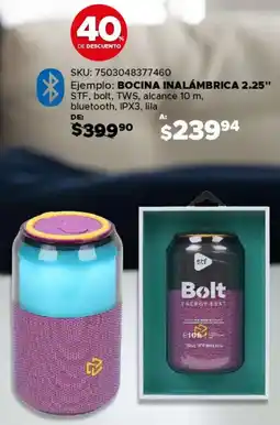Woolworth STF bocina inalámbrica 2.25" oferta