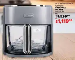 Woolworth Daewoo freidora de aire oferta