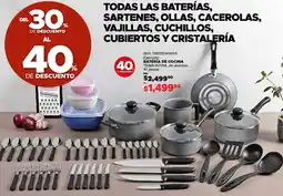 Woolworth Tramontina batería de cocina oferta