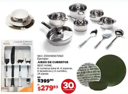 Woolworth Best home juego de cubiertos oferta