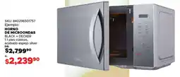 Woolworth Black+decker horno de microondas oferta