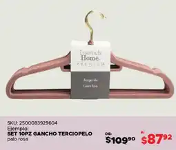 Woolworth Gancho terciopelo palo rosa oferta