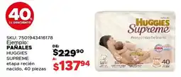 Woolworth Huggies supreme pañales oferta