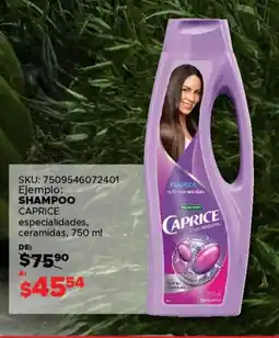 Woolworth Caprice shampoo oferta