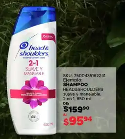 Woolworth Head & shoulders shampoo oferta