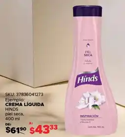 Woolworth Hinds crema líquida oferta