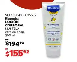 Woolworth Mustela loción corporal oferta