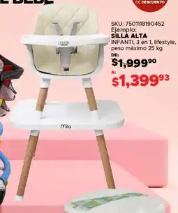 Woolworth Infanti silla alta 3 en 1, lifestyle oferta