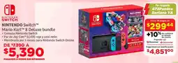 Soriana Súper Nintendo switch mario kart 8 deluxe bundle oferta