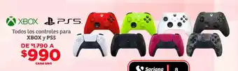 Soriana Súper Xbox y ps5 todos los controles oferta