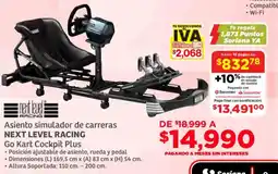 Soriana Súper Next level racing asiento simulador de carreras oferta