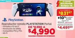 Soriana Súper Playstation reproductor remoto portal oferta