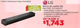 Soriana Súper Lg barra de sonido oferta