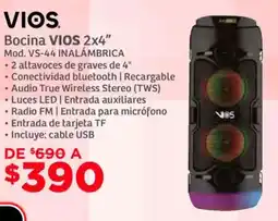 Soriana Súper Vios bocina 2x4" oferta