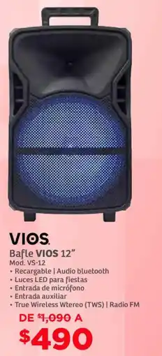 Soriana Súper Vios bafle 12" oferta