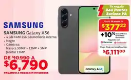 Soriana Súper Samsung galaxy A56 oferta