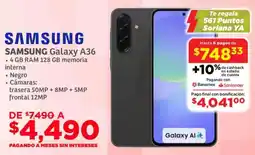 Soriana Súper Samsung galaxy A36 oferta