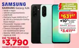 Soriana Súper Samsung galaxy A26 oferta