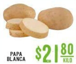 Soriana Híper Papa Blanca oferta