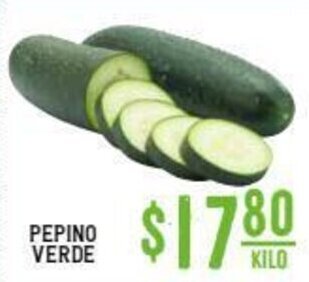 Soriana Híper Pepino Verde oferta