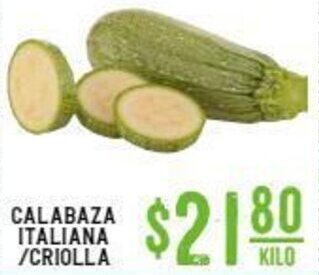 Calabaza Italiana/Criolla
