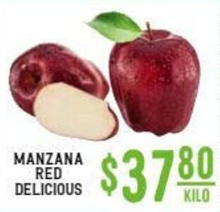 Soriana Híper Manzana Red Delicious oferta
