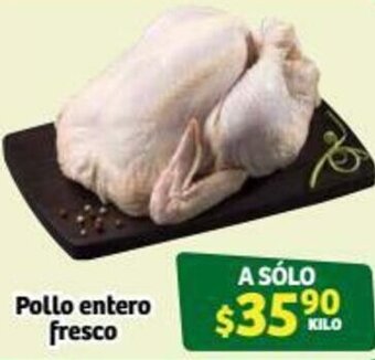 Soriana Híper Pollo Entero Fresco oferta