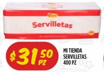 Mi Tienda Servilletas 400 pz