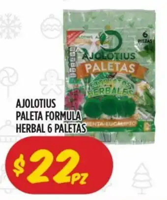 Ajolotius Paleta Formula Herbal 6 Paletas